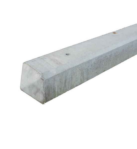 Betonpaal beton-wit piramide (voor tuinscherm) 275cm 10/10